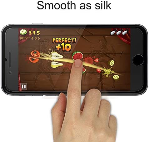 iPhone 8 Plus / 7 Plus Matte Glass Screen Protector, Mothca Anti-Glare & Anti-Fingerprint No Dazzling 9H Hardness HD Tempered Glass Shield Film for iPhone 8 Plus/7 Plus, Smooth as Silk Amazing Touch