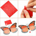 AQUEENLY Monarch Butterfly Decorations, 4.72'' Orange Premium Artificial Monarch Butterfly to Decorate for Craft, Home, Wall, Wedding, Party (12 Pcs)