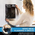 Magnetic Dry Erase Menu Board for Fridge with 3 Bright Neon Chalk Markers - 16x12" - Weekly Meal Planner Blackboard and Grocery List Notepad for Kitchen Refrigerator - Whiteboard Chalkboard Magnet