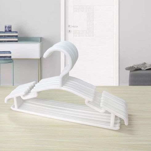 Kids Hangers Baby Hangers Childrens White Plastic Infant Clothes Toddler Junior Hangers 60 Pack
