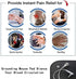 Grounding Pad for Chairs, Grounding Chair Pad, Reduces Inflammation and Anxiety Non-Slip Rubber Base MousePads for Computer Laptop Men Women Kids(9.8IN X 11.8IN)