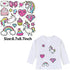 Kids Iron on Stickers Patches Unicorn Heat Transfer Stickers 4 Sheets Cute Applique Patches for Unicorn Party Favors Supplies Girls Baby DIY Unicorn Costume Accessories Washable Iron on Stickers