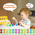 CPSYUB Toddler Toys, 18 Month Toys, Easter Eggs Learning Toys for 1, 2, 3 Year Old Girls / Boys, Montessori Matching Eggs Educational Color & Shape Recognition Skills Gifts Toys BPA Free (12 Eggs)