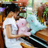 YUESUO Cute Stuffed Dinosaur Toy Plush Doll Soft Stuffed Animals Dino Plushie Soft Birthday Gifts for Kids Girls Boys Pink 11.8 inch