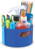 Learning Resources Create-a-Space Storage Mini Center - Blue, Classroom Craft Keeper, Maker Space, Small Space Storage, Teacher Organizer, Home School Accessories, 4 Piece Set