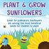 Creativity for Kids Sunflower Garden - Sunflower Growing Kit - Garden Set for Girls and Boys