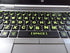 Keyboard Stickers with Luminescent Inlays Plus USB Light. Extra Large Symbols. Inlays (Not Printed). Will Not Wear or Fade. U.S. English Laptop & PC