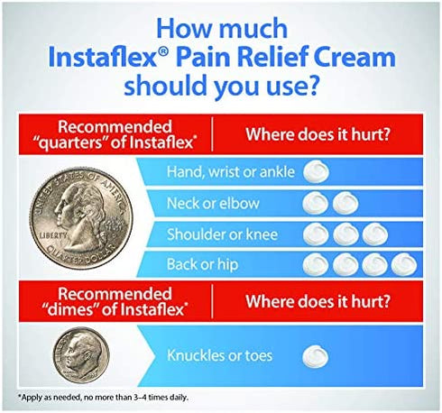 Healthy Directions Instaflex Extra Strength Pain Relief Cream, with 2X The Pain-Fighting Ingredients, Rubs Out Your Toughest Muscle and Joint Pain (2 oz)