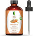 SVA Organics Carrot Seed Carrier Oil with Dropper- 118 ml (4 fl. oz.) 100% Pure, Natural, Cold Pressed and Therapeutic Grade for Moisturized Skin, Shiny Hair, Aromatherapy & Massage