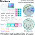 Ultimate Productivity Journal Supplies Kit - 31 Piece Set, Custom-Designed Supplies for Bullet Dotted Journals, Includes Stickers, Stencils, Washi Tapes and Sticky Notes by Sunny Streak