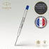 Parker QUINKflow Ballpoint Pen Ink Refills, Medium Tip, Blue, 6 Count Value Pack (2025156)