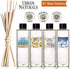 Urban Naturals Patchouli Woods Reed Diffuser Refill Oil with Replacement Sticks Kit | Sandalwood, Patchouli & Ylang Ylang Room Scent. Vegan. Made in The USA