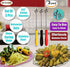 3 pcs Zucchini Squash Cucumber Corer Vegetable Corers Drill Stainless Steel Core Remover Coring Tool Kitchen Stuffed Vegetables Veggies Seed Remover Tools Remove Seeds Eggplant 10" Long Gadgets