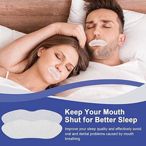 96PCS Mouth Tapes for Sleeping, Sleep Mouth Strip for Sleeping Quality Improvement,Mouth Breathing Tapes for Better Nose Breathing, Sleep Mouth Tapes for Less Mouth Breathing