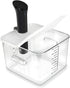 EVERIE Collapsible Hinged Lid Compatible with Anova Nano Sous Vide Cooker and Rubbermaid 12,18,22 Quart Sous Vide Container, Side Mount, Exclusively Compatible with Nano