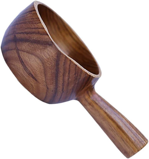 BESTONZON Wooden Water Ladle Water Dipper Bath Ladle for Water Sauna Garden Tea Ceremony Japanese Style