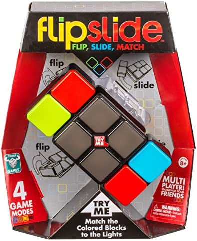 Flipslide Game, Electronic Handheld Game | Flip, Slide, and Match the Colors to Beat the Clock - 4 Game Modes - Multiplayer Fun