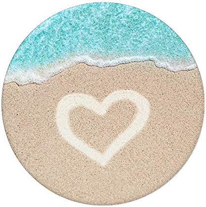 Heartfelt Beach - Cell Phone Mount & Hand Holder Knob 6836 PopSockets PopGrip: Swappable Grip for Phones & Tablets