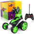 EpochAir Remote Control Car - Rc Stunt Car for Boy Toys, 360 Degree Rotation Racing Car, Rc Cars Flip and Roll, Stunt Car Toy for Kids (Green)
