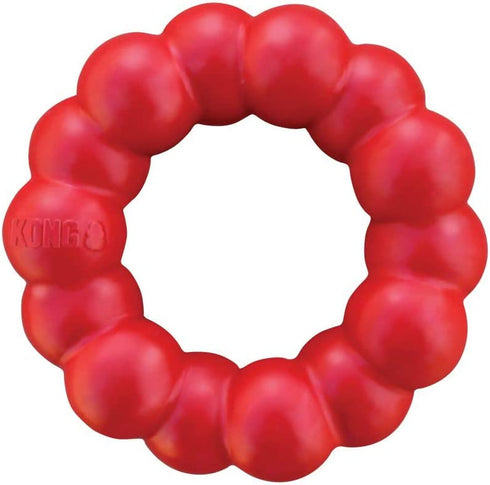 KONG - Ring - Durable Rubber Dog Chew Toy - for Medium/Large Dogs