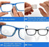 TOODOO 10 Pairs Nose Pads Adhesive Non-Slip Eyeglass Pads Silicone Glass Pads for Eyeglass Spectacles, Drop Shape (0.07 inch, Transparent)