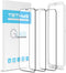 TETHYS Glass Screen Protector Compatible for iPhone 12 / iPhone 12 Pro 2020 6.1 Inch 3 Pack Case Friendly, Edge to Edge Coverage Tempered Glass, Guidance Frame Included