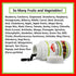 120 Multivitamin Fruit and Vegetable Liquid Capsules, Loaded Multivitamins, Supplements by SJJ Depot, Multiple Vitamin has Joint Heart Brain Antioxidants, Daily Women Men Senior Adult Multi Vitamins