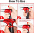 Blow Torch, Professional Kitchen Cooking Torch with Lock Adjustable Flame Refillable Mini Blow Torch Lighter for BBQ, Baking, Brulee Creme, Crafts and Soldering(Butane Gas Not Included)
