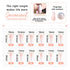 Morily 24pcs Fake Nails Ombre Ballerina Long Coffin Press on Nail False Tips Artificial Finger Manicure for Women and Girls (White)