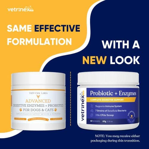Vetrinex Labs Coprophagia Poop Eating Deterrent & Prevention, Stop & Prevent Stool Eating Treatment - Probiotics for Dogs, Cats and Puppies - Forbids Dog from Eating Poop - Probiotic Powder