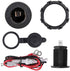 Female 12 Volt Cigarette Lighter Socket Car Automotive Marine ATV Truck RV Boats Lighter Socket Power Outlet Socket Receptacle, DAMAVO YM1084 12V/24V DC Flush Mount with Waterproof Plug (1 PC)