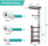 Toilet Paper Holder Stand Tissue Paper Roll Dispenser with Shelf for Bathroom Storage Holds Reserve Mega Rolls-Bronze