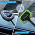 Gven Windshield Cleaning Tool Car Hard to Reach Areas Window Cleaner Wand Microfiber Car Interior Windshield Cleaner with Aluminum Handle& 4 Reusable Cloth/Cover As Seen On TV