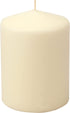 Stonebriar 35 Hour Long Burning Unscented Pillar Candles, 3x4, Ivory