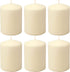 Stonebriar 35 Hour Long Burning Unscented Pillar Candles, 3x4, Ivory
