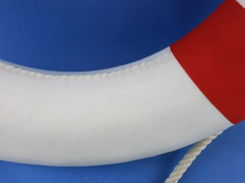 Hampton Nautical Lifering, 20", Red