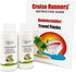 CRUISE RUNNERS Fake Shampoo Conditioner Flask Kit For Hiding Hidden Liquor Sneak Smuggle Alcohol On Booze Cruise With 2 TSA Travel Size Plastic Bottles and Seals Enjoy Rum Runners For Cruise
