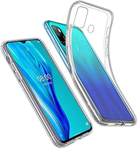 Ulefone Note 9P Case with Tempered Glass Screen Protector Crystal Soft Clear Shockproof TPU Bumper Transparent Silicone Protective Phone case Cover for Ulefone Note 9P (6.52")