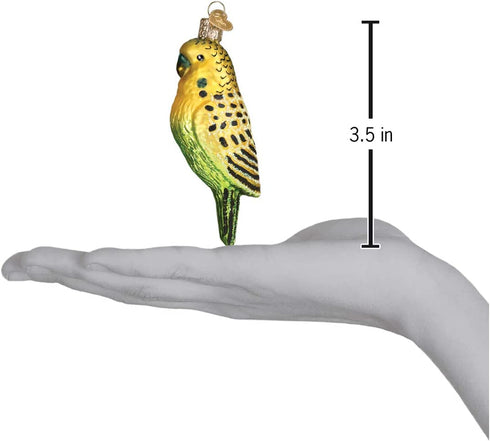Old World Christmas Hanging Tree Ornament, Miniature Parakeet