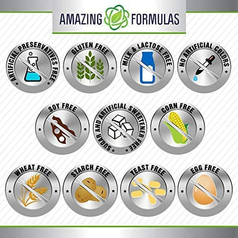 Amazing Formulas Bromelain - 500 Mg 120 Tablets (Non GMO,Gluten Free), Proteolytic Enzymes - Supports Dijestion of Proteins - Anti-Inflammatory Properties - Supports Nutrient Absorption*