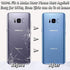 LUVSS Rear Glass for Samsung Galaxy S8 SM-G950 Back Glass Panel Replacement + Camera Glass Cover Case Housing + Repair Manual DIY Tools Kit (Black)