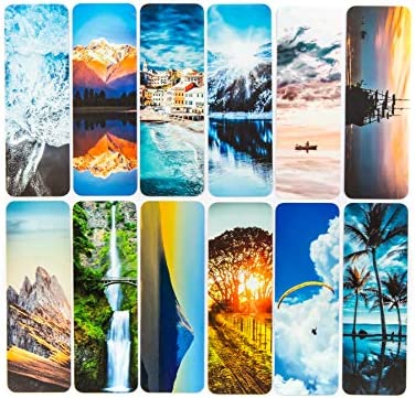 Adventure Themed Cool Bookmarks for Book Lovers - Great Book Markers for Men & Adults - Awesome Bookmarks for Boys & Students - Bulk Book Marks for Kids & Children - Classroom Incentives Livin Harmony