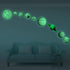 LiveGallery 9pcs Removable Glow in The Dark Planet Wall Stickers Sun Earth and so on Glowing Planets Wall Decals Peel Stick Art Decor for Walls Ceiling Kids Bedroom Living Room Nursery Girls and Boys