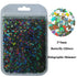 LoveOurHome 60g Butterfly Shapes Chunky Glitter Flakes Holographic Mylar Glitter Sequins Confetti Sparkles Manicure Nail Design Decor Resin Epoxy Accessories Crafts Supply (Butterfly)