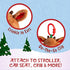 KIDS PREFERRED Rudolph The Red-Nosed Reindeer On The Go Teether Developmental Activity Toy, 12 inches , Brown