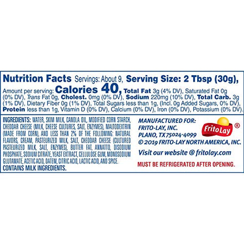 Fritos Mild Cheddar Cheese Dip, 9 Ounce