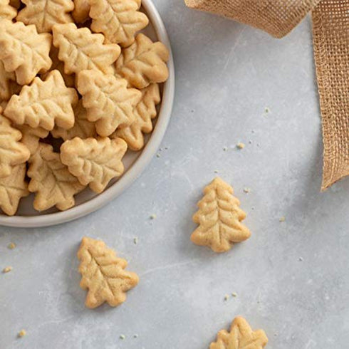 Walker's Shortbread Christmas Tree Shaped Mini Holiday Cookies, Pure Butter Shortbread Cookies, 5.3 Oz Box