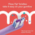 Colgate Hum Connected Smart Battery Toothbrush Refill Head, Purple, 2 Pack