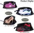 YAMIU Travel Shoe Bags Set of 2 Waterproof Nylon with Zipper for Men & Women (Black)