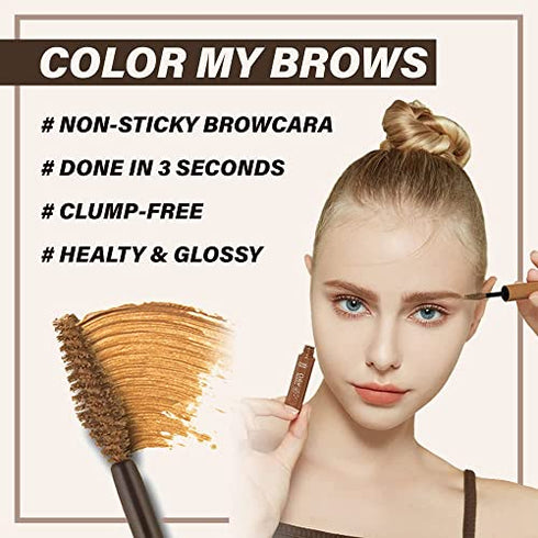 ETUDE HOUSE Color My Brows 4.5g #3 Red Brown | Eyes Makeup | Eyebrow Mascara, Quickly Fixing Natural Eyebrow Makeup with Care Effect | Kbeauty